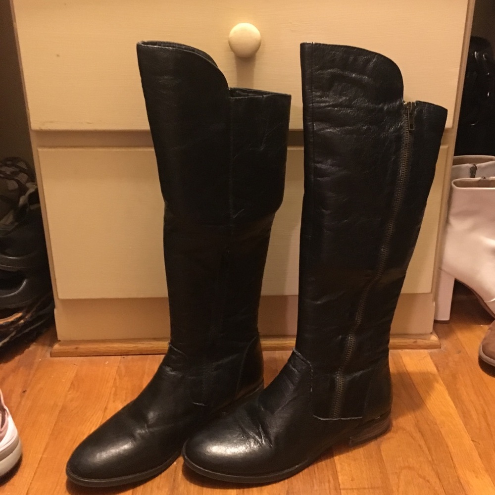 Steve Madden knee high leather boots